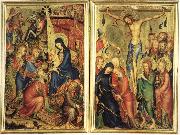 The Adoration of the Magi and The Crucifixion unknow artist